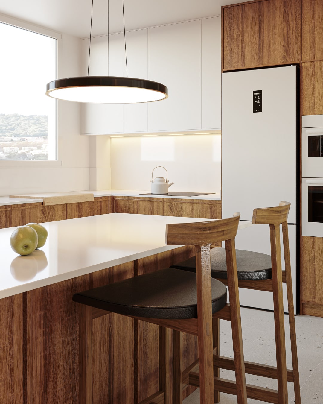 Render de diseño interior en Barcelona