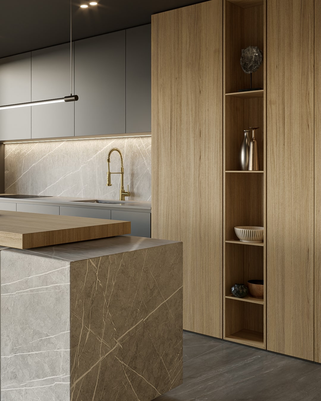 Render de diseño interior en Barcelona