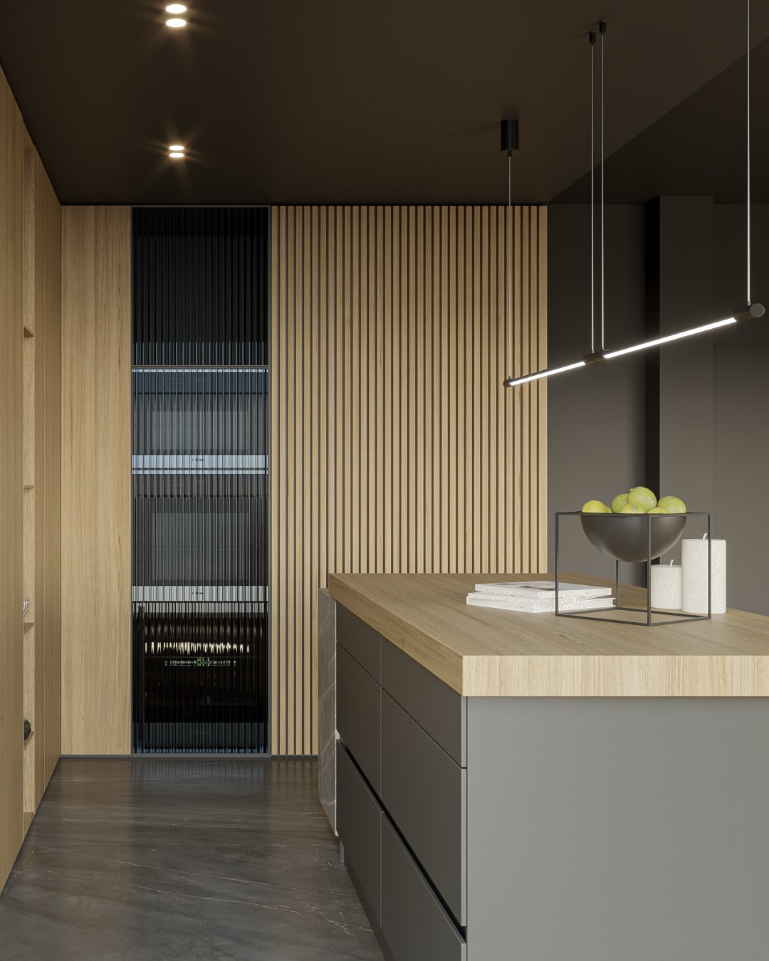 Render de diseño interior en Barcelona