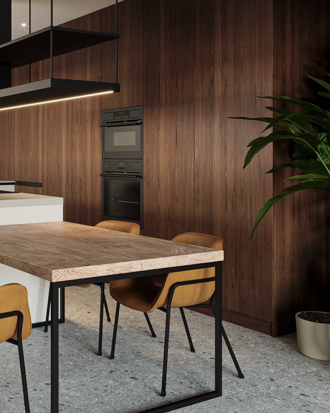 Render de diseño interior en Barcelona