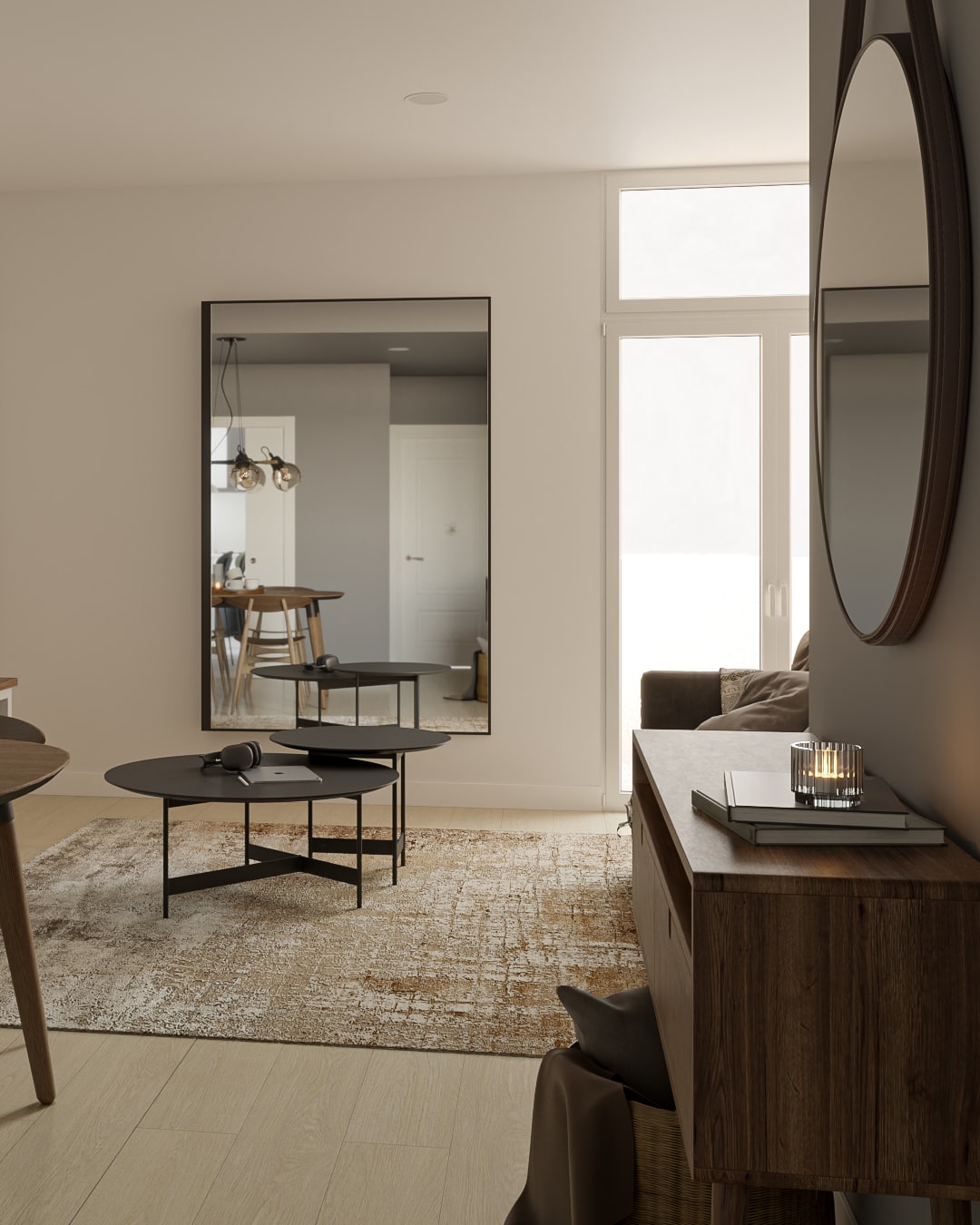 Render de diseño interior en Barcelona