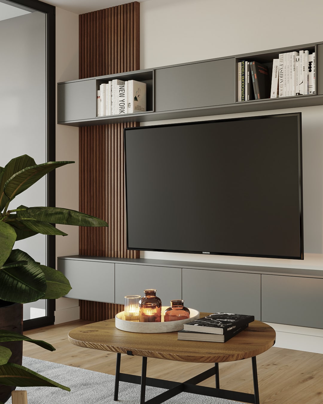 Render de diseño interior en Barcelona