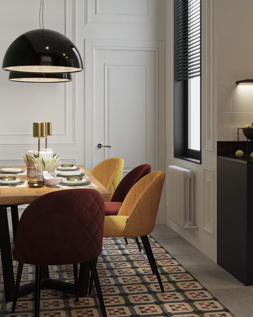 Render de diseño interior en Barcelona