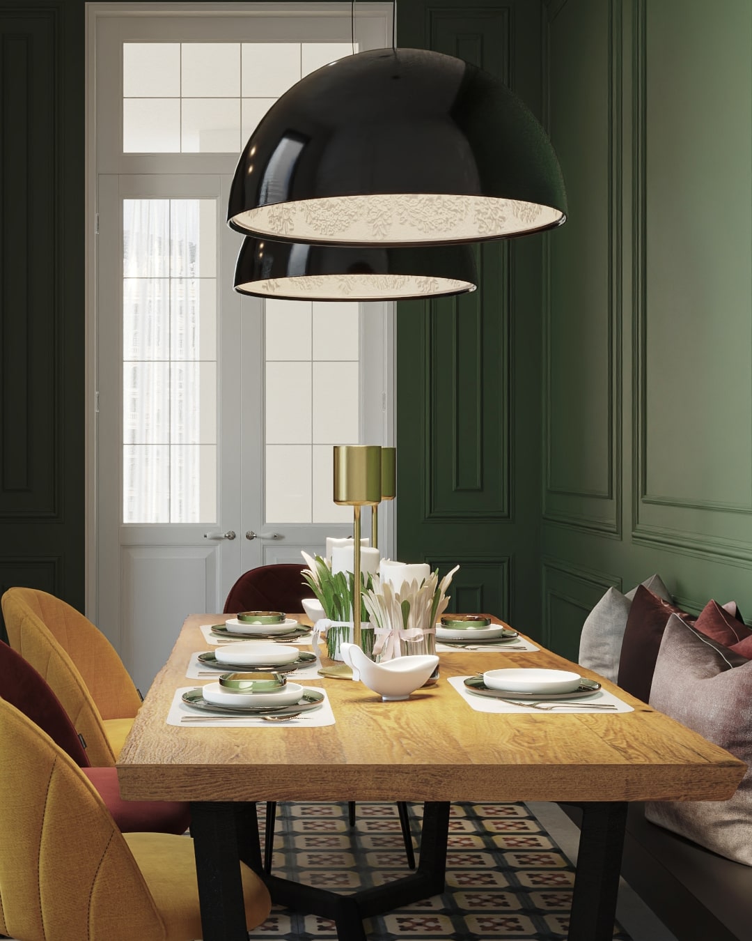 Render de diseño interior en Barcelona